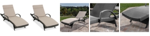 Noble House Baja Outdoor Chaise Lounge